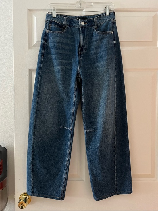 ASOS Denim - ASOS Design Barrel leg jeans- Dark Blue Wash- Size 4